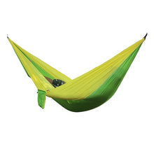 Load image into Gallery viewer, Single Double Hammock Adult Outdoor Backpacking Travel Survival Hunting Sleeping Bed Portable With 2 Straps 2 Carabiner